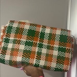 Zara Multicolor Woven Clutch